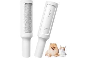 Nswayy Brosse Anti Poils Animaux, 2Pcs Brosse Adhésive pour Animaux Domestiques, Enlever Les Poils d'animaux, Brosse à Rouleaux pour Vêtements, Tapis, Poils d'animaux et Manteaux Tissé