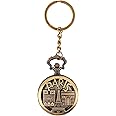 RainSound Metal Paris Eiffel Tower Pocket Watch Keychain