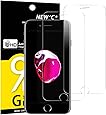 NEW'C Lot de 2, Verre Trempé pour iPhone 7, iPhone 8, Film Protection écran - Anti Rayures - sans Bulles d'air -Ultra Résistant (0,33mm HD Ultra Transparent) Dureté 9H Glass
