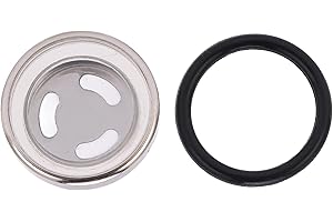 Keenso Brake Master Cylinder Sight with O Ring, Motorcycle Brake Clutch Master Cylinder Reservoir Sight Glass Front Rear Universal Replacement for(18mm) Brake System Conversions Auto Tuning