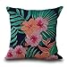Produktbild U.Expectating Pflanzenart Kissenbezug 45 cm x 45 cm Durable Baumwolle Leinen Dekokissen Fall Sofa Garten Wohnkultur (C)