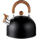 Valkyrie 3L D&uuml;d&uuml;kl&uuml; Kettle Su Isıtıcı &Ccedil;aydanlık Paslanmaz &Ccedil;elik Y&uuml;ksek Islıklı Siyah