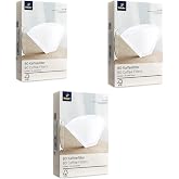 Tchibo 4 Numara (B&uuml;y&uuml;k Boy) Filtre Kahve Kağıdı 3 x 80'li Beyaz