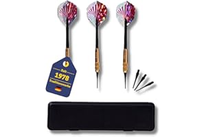 ‎B BEST SPORTING Best Sporting Safety-Dartpfeile Knight I 3 Dartpfeile mit Kunststoffspitze & Messinghülse I Softdart-Set I E-Dart Pfeile I inkl. Ersatzspitzen & Dart-Etui I Dart-Zubehör