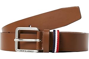 JACK & JONES Herren Jacespo Belt Ledergürtel (1er Pack)