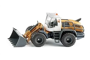 Siku 3561, Liebherr L 566 Ładowarka kołowa, 1:50, Metal,Tworzywo sztuczne, Pomarańczowa, Ruchomy ładowacz czołowy, Otwierana maska silnika