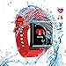 Produktbild ILYO Fitness-Tracker Mit Herzfrequenz-Monitor Touch Color Screen Herzfrequenz-Screme Blutdruck-Monitoring Sport Bluetooth Smart Bracelet,Red
