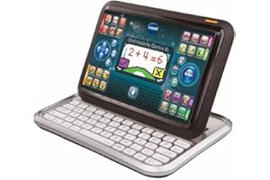 VTech - Ordi-Tablette Genius XL Color Noir, Ordinateur Enfant, Tablette Éducative - 5/8 Ans - Version FR