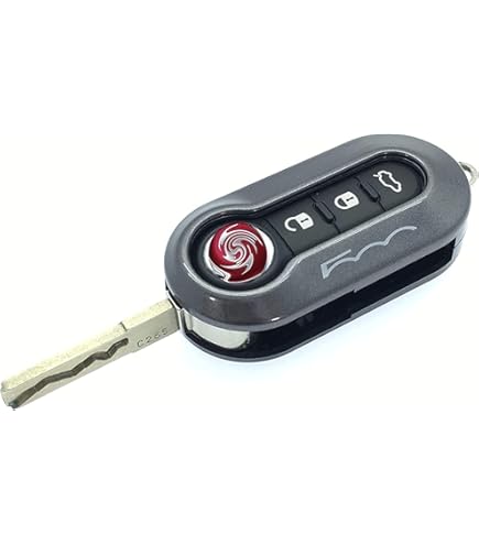 IEA Vervangende Sleutel Voor Afstandsbediening Compatibel Met Fiat Grande Punto Evo Panda Bravo Stilo 500 L En Lancia Y Delta Musa Abarth Behuizing Lemmet 3 Toetsen Witte Toetsen 2117471956