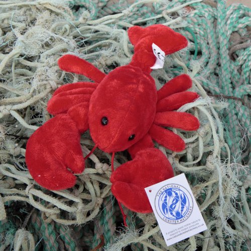 Fluffy Lobster (in red and blue) (Red)