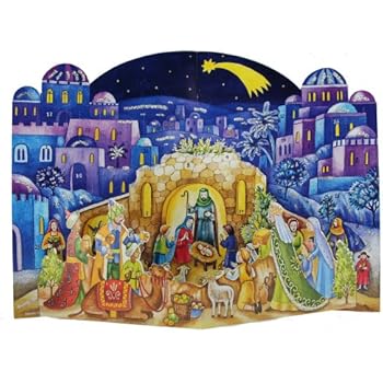 Amazon.de: Krippe Adventskalender Krippe Figuren Weihnachtskrippe