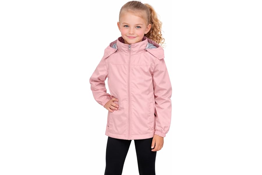 Blu Apparel Kids Waterproof Jacket Childrens Rain Coat ideal for School Coat, Walking Windproof Jacket, Childrens Rain Jacket