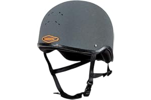 Shires KARBEN Jockey Skull Cap Riding Hat/Helmet, in Grey 60 Cm, Grey