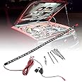 GreceYou Under Hood LED Light Kit, Waterproof 12V 30LEDs Car LED Lights Bars Car Underhood Work Light Strip with Automatic On/Off -Universal Fits Any Vehicle (white, 52cm/20.47inch)