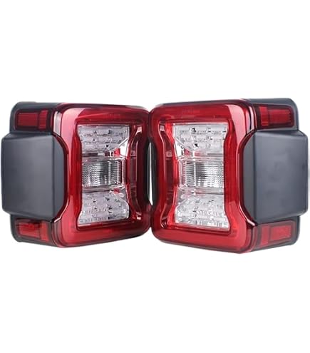 NSLUMO Fanale Posteriore LED Con Lente Fumé Per Land Rover Defender 90/110 (1983-2016) – Stop E Luce Coda - 5