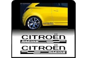 UUSticker pour Citroen 2X Racing contrôles côté-Jupe-Voiture Décalque Autocollant Adhésif