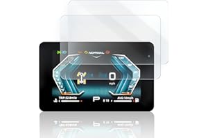MOTO SCREENIES Folia ochronna na wyświetlacz do motocykla, wyprodukowana w Niemczech, ochrona przed zadrapaniami, nadaje się do CFMOTO Cforce 1000 Touring 7 cali 2024+ 2 x przezroczysta