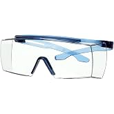 3M&trade; SecureFit&trade; 3700 g&ouml;zl&uuml;k &uuml;st&uuml; g&ouml;zl&uuml;k, mavi &ccedil;er&ccedil;eve, &ccedil;izilmez kaplama + (K), şeffaf cam, SF3701ASP-BLU