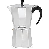 Orbegozo KF 600 Italian Coffee Maker, 6 Cup Capacity, Suitable for Gas, Electric and Ceramic Hobs, Ergonomic Handle, Safety V