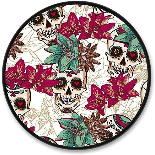 4u4metoo Phone Stand Grip, Customized Skull Flower Expanding Phone Holder for iPhone X/iPhone 8/iPhone 8 Plus/Samsung Galaxy Note 8.etc