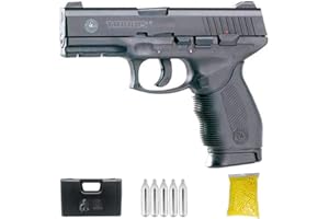 CYBERGUN TAURUS KWC Taurus PT24/7 Metal (6MM) | Pistola de Airsoft (CO2) semiautomática de Bolas Calibre 6mm. Potencia <3.5 Julios.