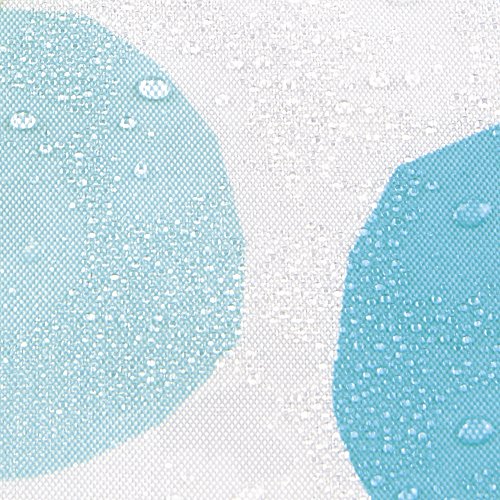 InterDesign 37899EU Rialto Duschvorhang, 180 x 200 cm, blau / grün - 4
