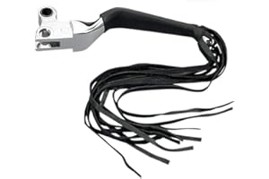 DRAG SPECIALTIES Fringed Leather Lever Covers 30cm 12" Long Tassels fits Harley-Davidson