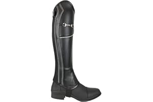 AK RIDING SPORTS LTD AK Destiny Chaps Reithalbe Chaps mit extra Lederschutz innen