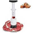 Toriox Meat Tenderizer Needle, 2 in 1 Needle Meat Tenderizer, 30 Stainless Steel(3 Injection Needle pinhole), Sauces Injector 3 Oz Marinade Flavor Syringe Kitchen Essential Accessories