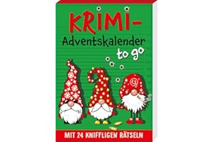 KAUFMANN ERNST VLG GMBH Krimi-Adventskalender to go 5: Mit 24 kniffligen Rätseln (Adventskalender für Erwachsene - 24 Rätsel)