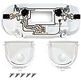 VM2396 829182 Front Overhead Console Circuit Board Repair Kit with 2 Lens Fit for Ford F150 F250 F350 F450 F550 for Lincoln Mark LT 2004-2010 Cab Interior Ceiling Dome Map Reading Light Lamp lights