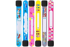 LANGING 6 Pcs Bracelet De Secours Sécurité pour Enfant Bracelet Identification De Securite