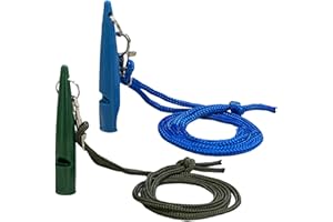 LEMLIN 2 Stück Hundepfeifen mit Schlüsselband,Trainingspfeife mit genormter Frequenz und Pfeifenband,Rückruftraining und Bellenkontrolle Hundeerziehung,Leicht tragbar mit lauter Klangwirkung
