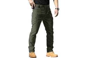 GENERIC Pantalon Tactique éLastique pour Hommes,Militaire Résistant à l'eau pour Le Combat,Camouflage D'Entraînement pour Les Forces Armées