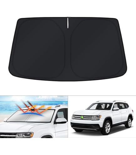 Car Foldable Windshield Sun Shade Visor Custom For Volkswagen VW Passat 2012-22 - View #4