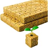 Pack of 100 Hydroponic Cubes 1" Hydroponic Cultivation Rock Wool