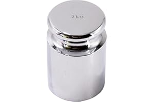 HFS(R) Calibration Weight 2000 Gram M2 Class Chrome Scale Balance Calibration Weight for Digital Scale, Pocket Scale 2KG