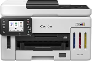 Canon MAXIFY GX6150 Compact Office Printer - Colour Printers & Scanners All-in-One Wireless | MegaTank Inkjet Printer, Copier, Scanner | Wi-Fi, Ethernet & USB Connectivity