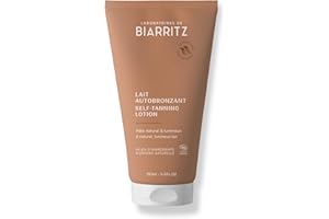LABORATOIRE DE BIARRITZ Laboratoires de Biarritz - Lait Autobronzant - Hâle Naturel & Lumineux - Certifié Bio - Visage & Corps - Fabriqué en France - 150 ml
