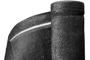 Rouleau Brise Vue Jardin occultant Brise Vent Maille renforcée 220 g/m² 10 m x H 1m20 Noir