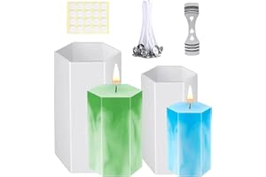 ARONRAVE Kerzen Gießform 2 Stück Kerzenformen zum Gießen Silikon Kerzenform Silikon Rund DIY Silikonform Handgemachte Kerzenform Kerzengießform Silikon Kerzenherstellung Mold für Duftkerzen