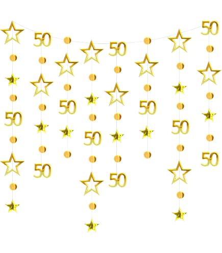 Confetti Or 50e Anniversaire – 700 Pièces Numéro 50 – Décoration Fête Double Face