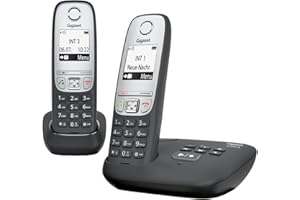 Gigaset A415A DUO Téléphones Sans fil Répondeur Ecran (Produit d'import Europe) [Version Allemande]