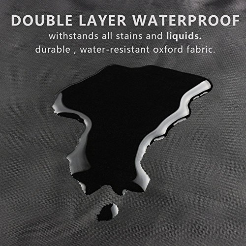 Ciaoed Protections de Sièges Arrière Voiture Impermérable Oxford Tissu Couverture Housse pour Les Enfants 2 Pièce