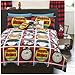 The Beano Square Comic Duvet Set Double Bed (Dennis The Menace & Gnasher) With Pillow Case