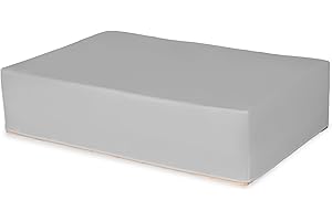 TEXDEKO GMBH TexDeko Husse für Europaletten Überzug wasserabweisend Bezug für Europaletten (2 Paletten 120x80x29cm, Grau)