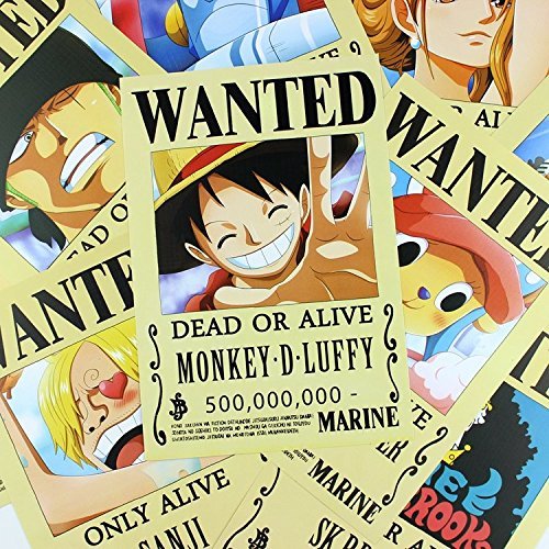 Bluefun Anime One Piece Pirates Wanted Posters 9pcs Set Style New Big Size Buy Online In Andorra At Andorra Desertcart Com Productid