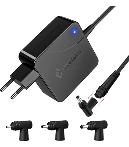 vhbw 1x alimentatore compatibile con Asus G73G, G73GW, G73JH, G73JW, G73SW, G74, G74SX, G75, G75VW, K45, K50, K50AF, K50ab-x2a, K50ij, K50in notebook, 65 W