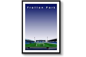 HOME GROUND GroundDesigns PORTSMOUTH FC Football Gift FRATTON PARK Pompey Stadium Art Print