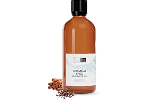 freshskin beauty ltd | Christmas Spice Fragrance Oil 100ml - Candles, Bath Bombs, Soap Making, Reed Diffusers & Wax Melts - Cosmetic Grade - Vegan Friendly